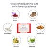 Aadiva Almond Milk & Saffron Ayurvedic Sulfate Free and Paraben free Handmade Bathing Bar, 100g, AHSR Prouducts Bundle Pack of 3