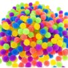 DPWOUM 10Pcs Multicolour Cute Funny Cat Toys Arbutus Ball Stretch Plush Ball Cat Toy Ball Creative Colorful Interactive Cat Soft Spiky Cat Chew Toy Pet Supplies