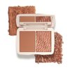 COVER FX Monochromatic Powder Bronzer Duo - Sunkissed Bronze - Soft Matte + Luminous Shimmer Finish - Create Custom, High Impact Bronze Glow