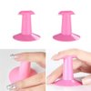 Plastic Finger Stand Support Rest Holder, Professional Nail Art Finger Rest Stand for Painting Salon DIY Finger Practical Holder Design Accessories Supply (4 Pack )