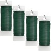 Scartink 4 Pack 120 Yards 22 Gauge Floral Wire Flexible Paddle Wire Florist Green Wire for Crafts,Wreaths,Christmas Tree,Garland and Floral Flower Arrangements