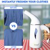 Travel Steamer for Clothes Steamer Powerful Steamer Wrinkle Remover,8FT Long Power Cord Easy to Use Mini Steamer for Home and Travel