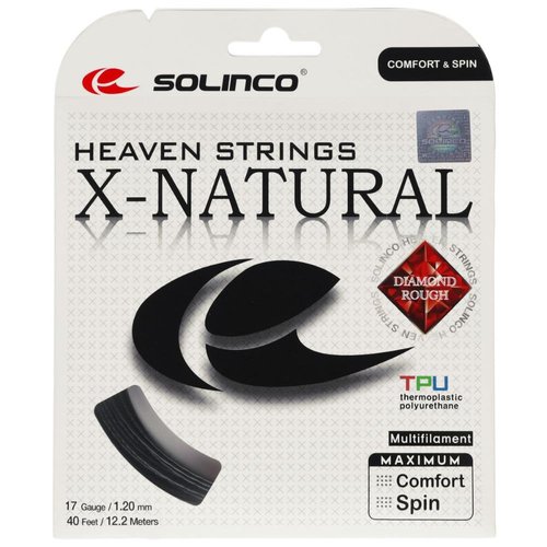Solinco X-Natural Tennis String Black (17G)