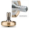 DjuiinoStar Premium Spinning Top, Brass Collar with Titanium Stem, 8-10 Minutes, High Precision EDC Desktop Toy DST-814R