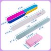 Nail File and Buffer Set (16 Pack), Nail File Kit Professional Nail Files & Buffers Manicure Supplies Filer Buffer for Natural Nails, 100/180 Grit 7 Way Nail Filing Polishing Buffer for Nail Care