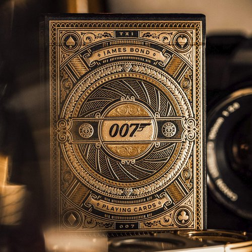 theory11 James Bond 007 Premium Playing Cards - Gold Foil, Official Collectible Deck
