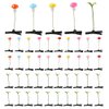 Ximimark 40 pcs Cute Cartoon Grass Shaped Hair Clips - Decorative Hair Accessories for Women - Perfect Holiday Party Gift+Cute Mushroom Hairpin - Fun Vegetable Red Hair Accessories for Women