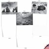 The Best Card Company - 10 Blank Note Cards with Envelopes (4 x 5.12 Inch) - Black & White Photos, Bulk Boxed Set - On the Rocks M3309