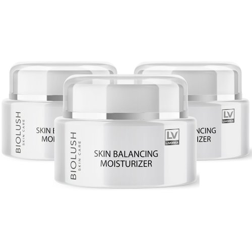 LIVORKA 3 Pack - Biolush Anti Aging Skin Care - Biolush Skincare Cream 3 Jar For 3 Month, Biolush Skin Balancing Moisturizer, Biolush Anti Ageing, Biolush Skin Care, Biolush Face Cream.