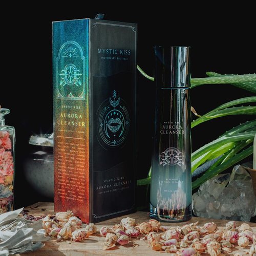 Mystic Kiss Aurora Retinol Cleanser I Gentle Retinol Face Wash for Women I Antiaging Face Wash I Rose Hydrating Facial Cleanser