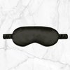 Mulberry Park - 100% Pure 22 Momme Silk Sleep Eye Mask - Luxurious, Smooth and Ultra Soft Comfortable Sleeping Mask with Silk Covered Strap, Blocks Light for Deep, Full Night's Sleep - Black