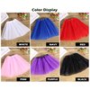 Women Tutu Colorful Running Skirts Rave Costumes Tutus, Classic Skirts Party Favor Orange