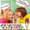 40 Pack Scratch-Off Valentine Jokes Cards for Kids with Envelopes Stickers Sweet Food Valentine's Day Exchange Cards Jokes for School Classroom Candy Donut Ice Cream Exchange Gift Games Party Favor
