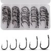 Fishing Live Bait Hooks 2X Strong Stainless Steel Fishing Hooks Saltwater Super Sharp Bait Fish Hooks Freshwater Circle Hooks