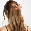 Hapdoo Starfish Hair Clips, Cute Animal Hair Claw Clip for Women Girls, Acetate Marine Hair Accessories Gift