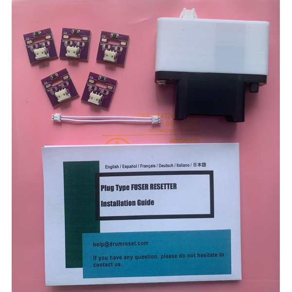 Super Easy Series Reusable Plug Type Fuser Reset Kit for Ricoh IPSiO C721 C720 C711 C710 C710e, Muratec MFX-C3400, Sindoh Q400