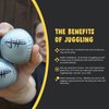 Zeekio Kids Beginner Juggling Set by Josh Horton - Set of Juggling Scarves, Beginner Juggling Balls, Pixie Juggling Clubs