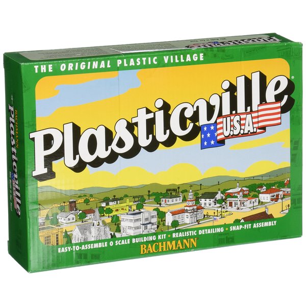 Bachmann Trains - PLASTICVILLE U.S.A. BUILDINGS – CLASSIC KITS - CAPE COD HOUSE (2/box) - O Scale