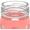 Lifefactory 22-Ounce Glass Water Bottle with Active Flip Cap and Protective Silicone Sleeve, Cantaloupe, 22oz