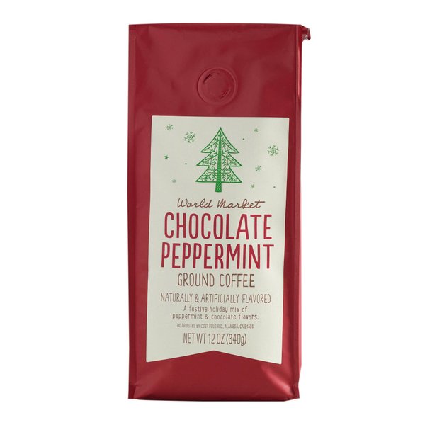 World Market Holiday Limited Edition Ground Coffee (Chocolate Peppermint, 1 Pack)