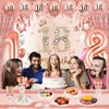 18th Birthday Decorations for Girls 152PCS Rose Gold 18th Birthday Party Supplies Includes Happy 18th Birthday Banner Balloons Tablecloth Plates Napkins Tableware Set for 18 Year Old Birthday Decor