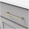 Hickory Hardware 1 Pack Solid Core Kitchen Cabinet Pulls, Luxury Cabinet Handles, Hardware for Doors & Dresser Drawers, 6-5/16 Inch (160mm) Hole Center, Stainless Steel, Skylight Collection
