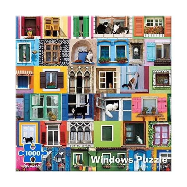 Re-marks Windows 1000 Piece Puzzle