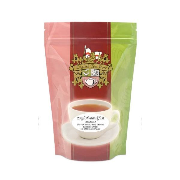 English Breakfast Tea Blend No. 2-50 teabags pouch