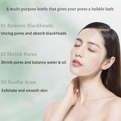 Deep Cleansing Face Mask for Blakehead and Pores, Bubble Facial Mask Exfoliating Clay Mask, Rich Foaming, Purifying and Moisturizing, with Anthocyanin and Astaxanthin, Daily Skin Care (12 Pack)