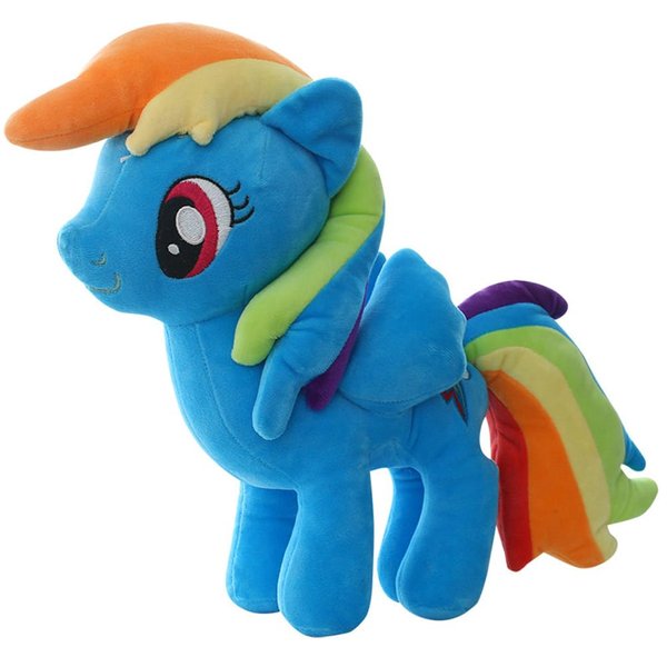 Little Horse Plush Toy 30cm Friendship Movie Feature Character Doll Action Figure Model Toy … (Rainbow Dash)