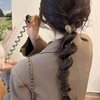 4 Pcs Heart Spiral Hair Ties, Heart Design Ponytail Elastic Hair Bands Rubber Ties Bundle Scrunchies Telephone Wire Ponytail Holders Hair Accessories for Women