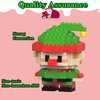 HGCYCF Christmas Elf Building Blocks Set Compatible with Lego Advent Calendar 2024 Stacking New Toys Holiday Present Box New Year Xmas Gifts for Kids for Boys & Girls and Adults