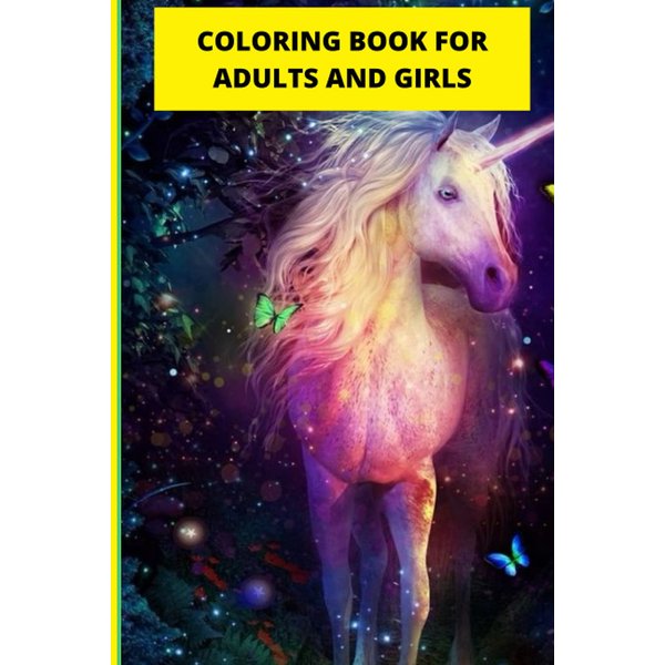 Coloring book for adults and girls: Horses Coloring Book