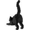 Larcele Cat Micro Building Blocks Animal Set, DIY Mini 3D Building Toy Bricks Kit,999 Pieces KLJM-05 (Black Cat)