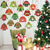 KatchOn, Ugly Sweater Christmas Hanging Decorations - Pack of 30, No DIY | Ugly Sweater Party Decorations | Hanging Christmas Decorations for Christmas Party Decorations | Merry Christmas Decorations