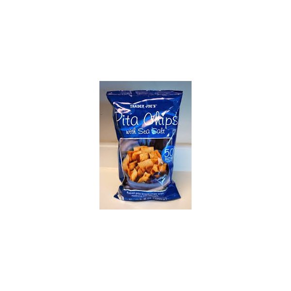 Trader Joe's Pita Chips With Sea Salt ( pack of 1)