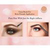 Etercycle Fine Angled Eyeliner Brushes, Eye Liner brush, Ultra Thin Slanted Flat Angle for Beauty Cosmetic Tool