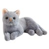 Gadpiparty Stuffed Cats Plush Cat Doll, Realistic Soft Plush Cat Toy for Kids Adults Boys and Girls, Stuffed Animals Cat Doll for Kids Birthday Gift (Grey, 12 Inch) Cat Stuffed Animals