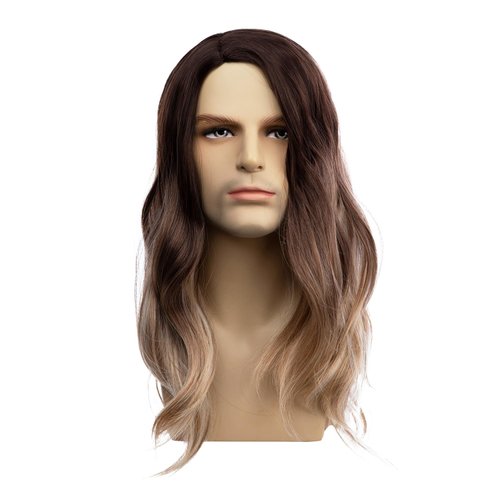 RicHyun Mens Long Blonde Wig Ombre Blonde Long Curly Daily Party Costume Wig for Male Guys