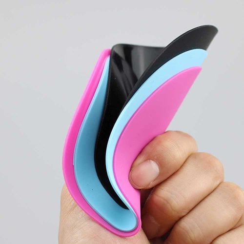 6 Pcs Silicone Nail Art Palette Nail Painting Mat Nail Polish Color Mixing Palette Drawing Color Palette Manicure Tool