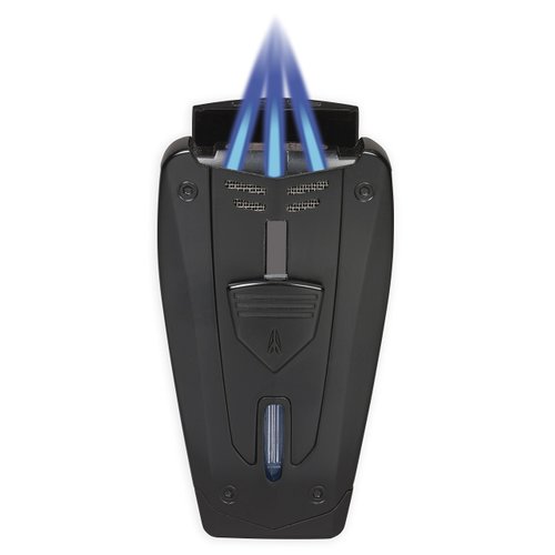 Lotus Fusion Triple Pinpoint Torch Lighter (Black Matte)