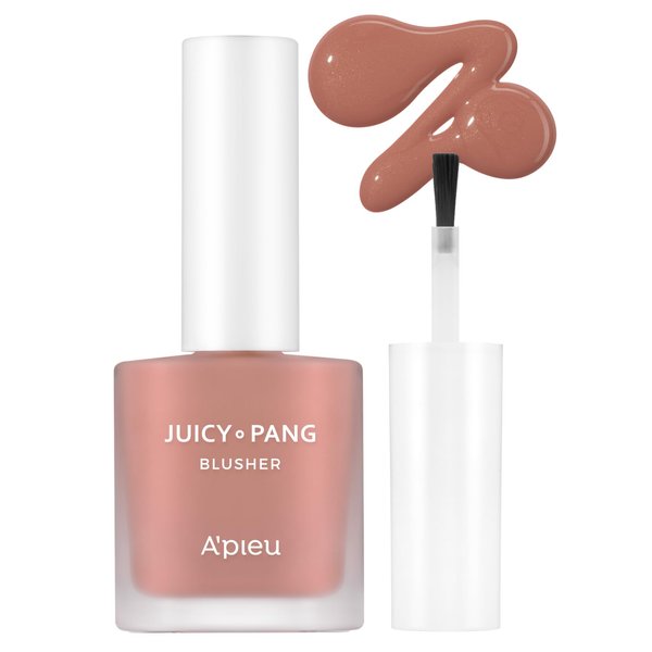 A'PIEU JUICY-PANG WATER BLUSHER (BE01 - Fig Pearl) Korean Liquid Blush For Cheeks K Beauty Makeup