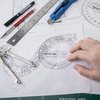 Pacific Arc's 6 Inch 360 Degree Plastic Circular Protractor Clear