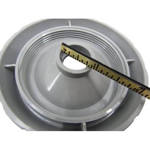 Spa Hot Tub Diverter Cap 3 3/4" Wide Gray Notched Non Buttress