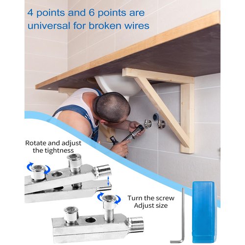 Stripped Screw Extractor Set, Broken Pipe Extraction Tool, Easy to Remove Screw Extractor Set for Damaged Screw Remover and Extractor