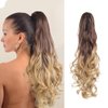 Neverland Beauty Ponytail Extensions Claw Clip Synthetic Hair PonyTails Long Wavy Hair Ponytail Natural Looking Hair Extensions for Women, Girls (20inch)