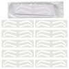 Permanent Makeup Eyebrow Auxiliary Stickers,Airbrush Brow Stickers Stencils Shape Tape,Brow Shaping Mapping Guide Tool, Disposable Adhesive Eyebrow Template Sticker (1 Pack -10 Pairs Type A)