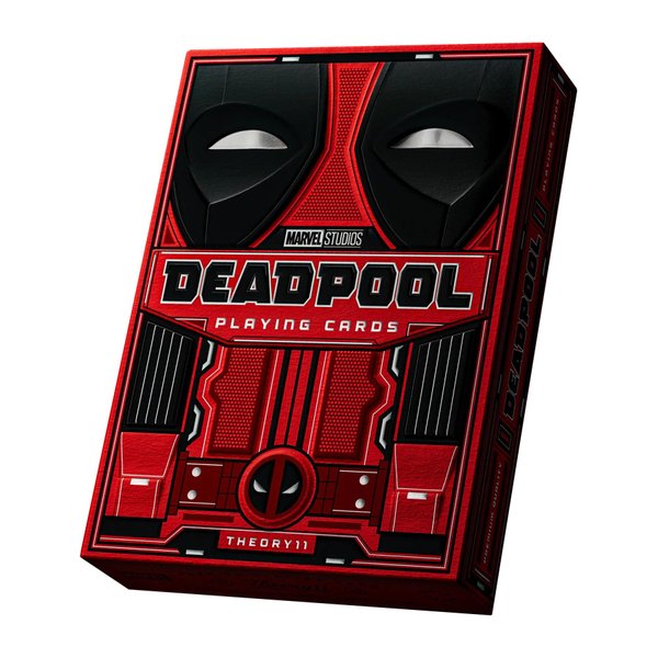 theory11 Deadpool Playing Cards, Premium Playing Cards, Poker Size Standard Index, Luxury Playing Cards