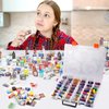 FULLCASE Collector Case Compatible with Mini Brands 5 Surprise Series 1 2 3 4 Mystery Capsule Real Miniature Collectible Toy Shopkins Littles Mart Toys Storage Organizer Container(Box Only)