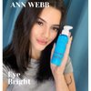 Ann Webb Eye Bright Cream - Anti Aging Eye Cream w/Collagen Peptides & Hyaluronic Acid for Dark Circles, Firms Fine Lines.5oz